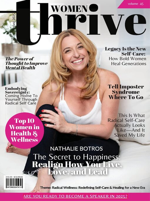 Title details for Women Thrive Magazine  by Women Thrive Media Ltd - Available